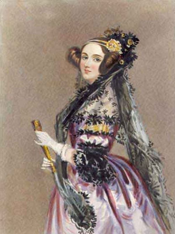 Portrait of Ada Lovelace, the world